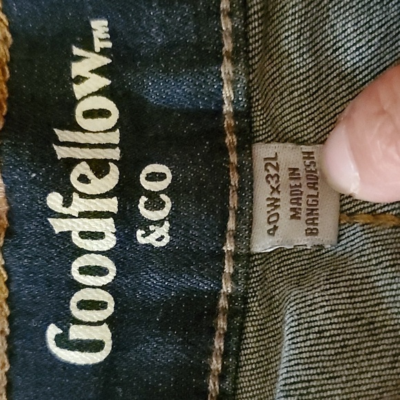 Goodfellow & Co Total Flex Slim Men's Denim Jeans - Size 40W X 32L - Picture 9 of 12